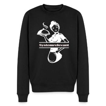 Serveuse Restaurant Systemrelevant - Pull Premium bio Homme - noir - Devant - Nico (187cm)