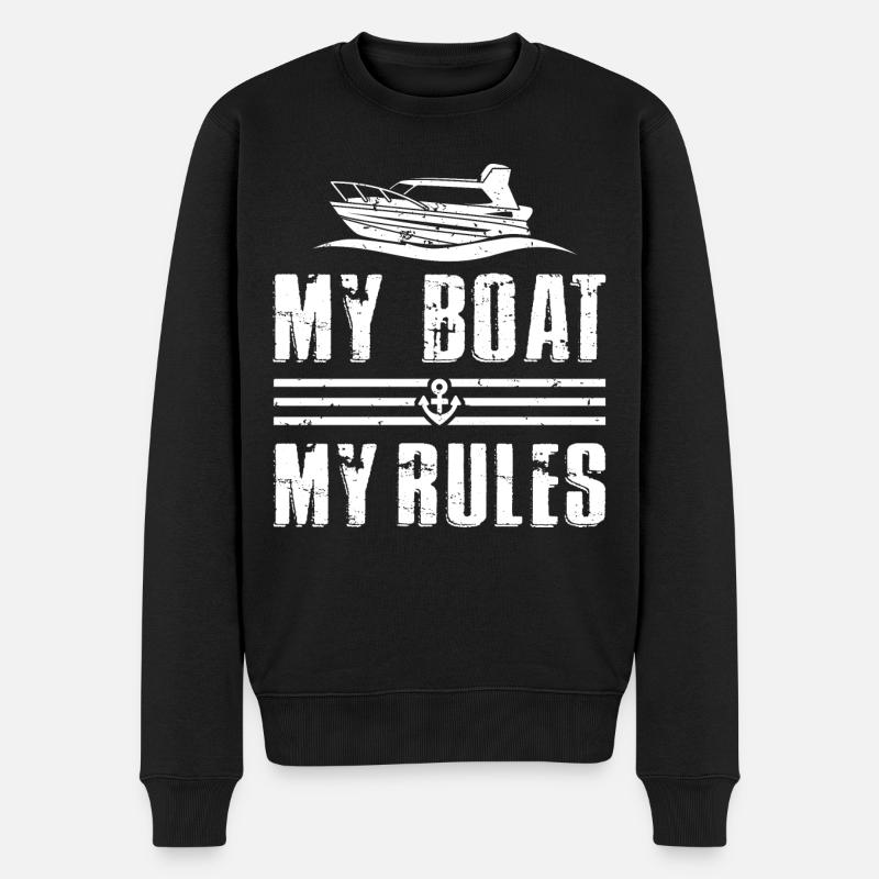 My Boat My Rules - Pull Premium bio Homme - noir