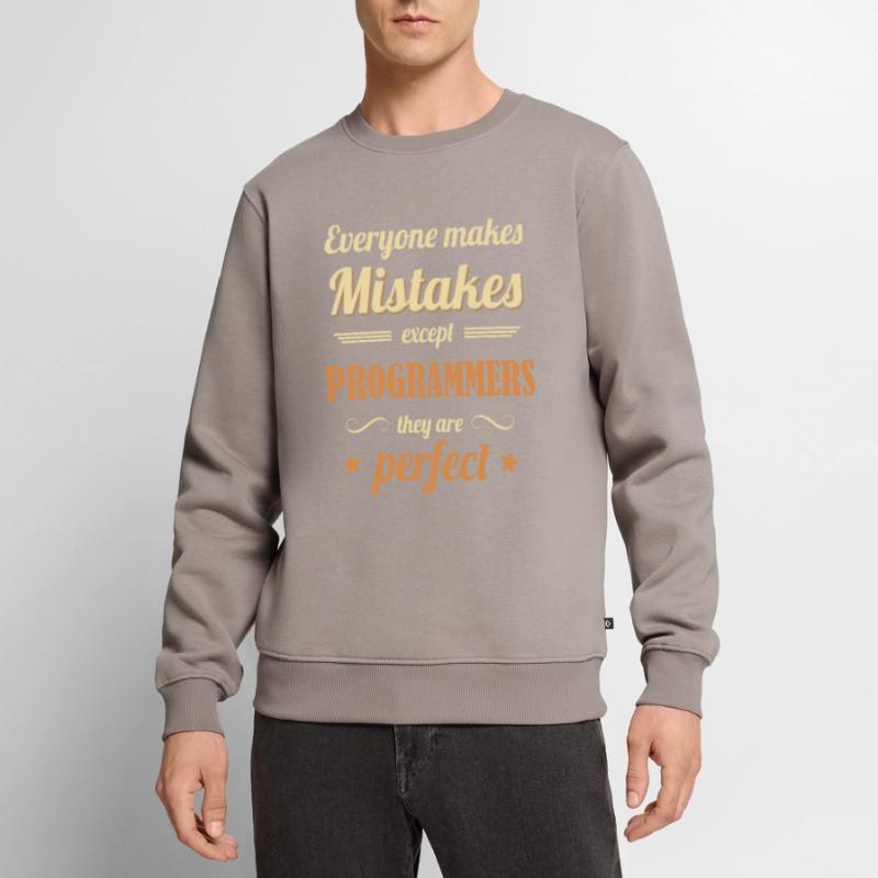 Programmers are Perfect Engineer Coder Software Men's Premium Organic Jumper