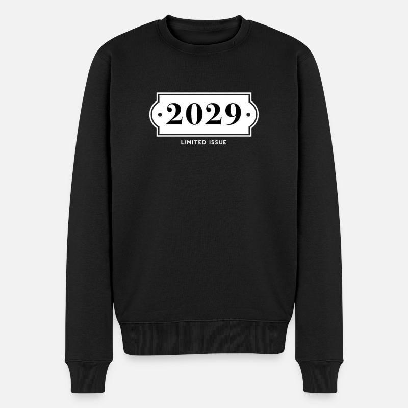 Drôle d’anniversaire numéro limité 2029 - Pull Premium bio Homme - noir