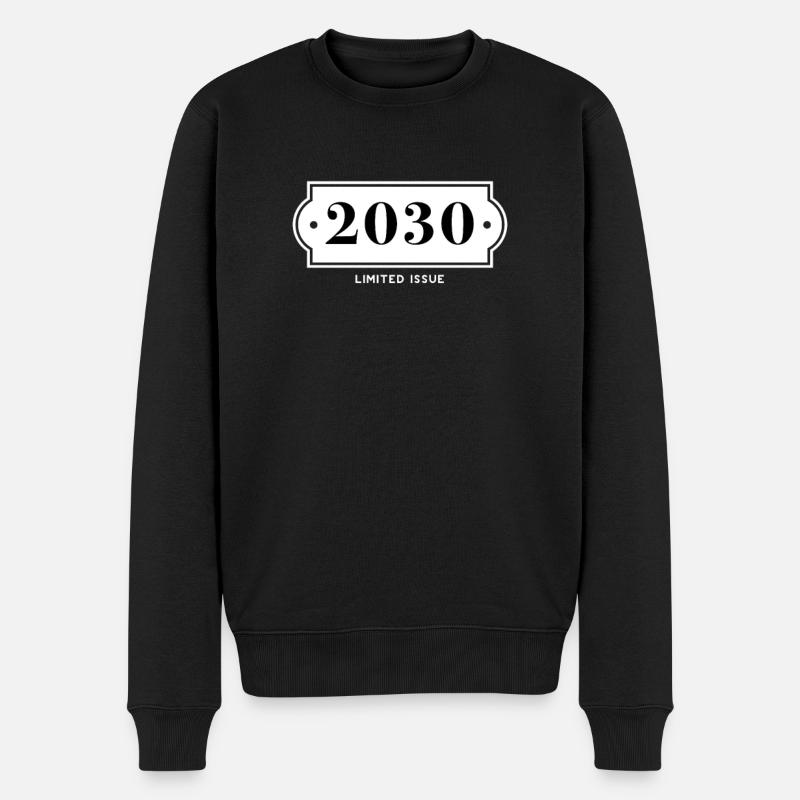 Drôle d’anniversaire numéro limité 2030 - Pull Premium bio Homme - noir