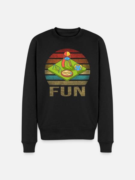 Kids Playground Fun Time Play Party - Men's Premium Organic Jumper - black