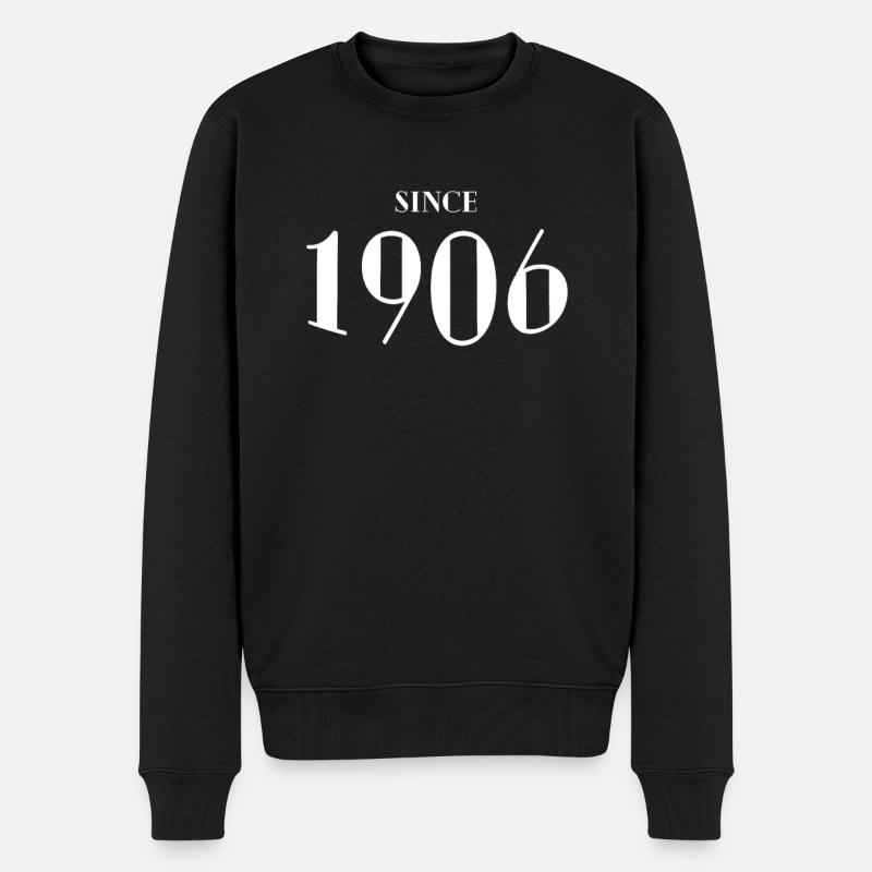 Drôle d’anniversaire depuis 1906 - Pull Premium bio Homme - noir