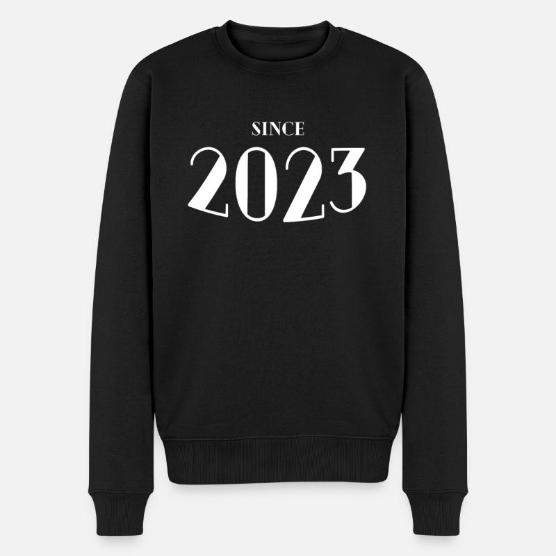 Drôle d’anniversaire depuis 2023 - Pull Premium bio Homme - noir