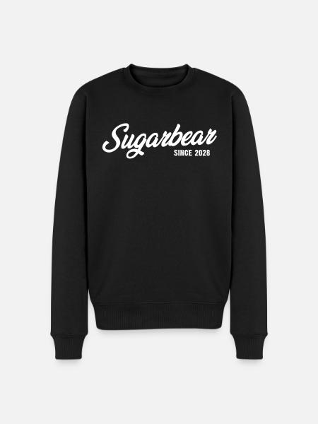 Funny Sugarbear Since 2028 - Men's Premium Organic Jumper - black