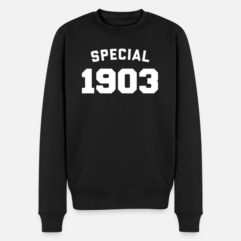 Drôle d’anniversaire Spécial 1903 - Pull Premium bio Homme - noir