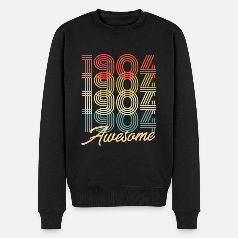 Drôle d’anniversaire génial 1904 - Pull Premium bio Homme - noir