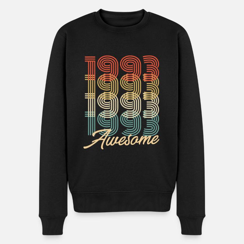 Drôle d’anniversaire génial 1993 - Pull Premium bio Homme - noir