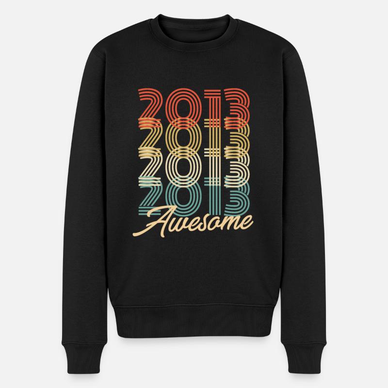 Drôle d’anniversaire génial 2013 - Pull Premium bio Homme - noir