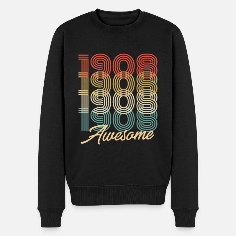 Drôle d’anniversaire génial 1908 - Pull Premium bio Homme - noir