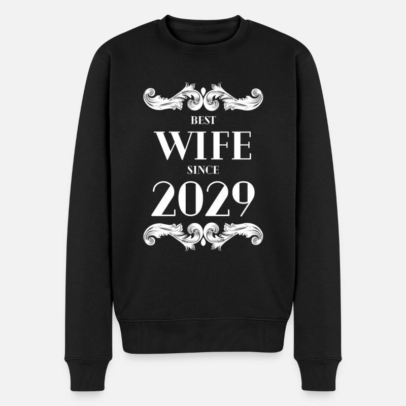 Meilleure épouse depuis 2029 Mariage - Pull Premium bio Homme - noir