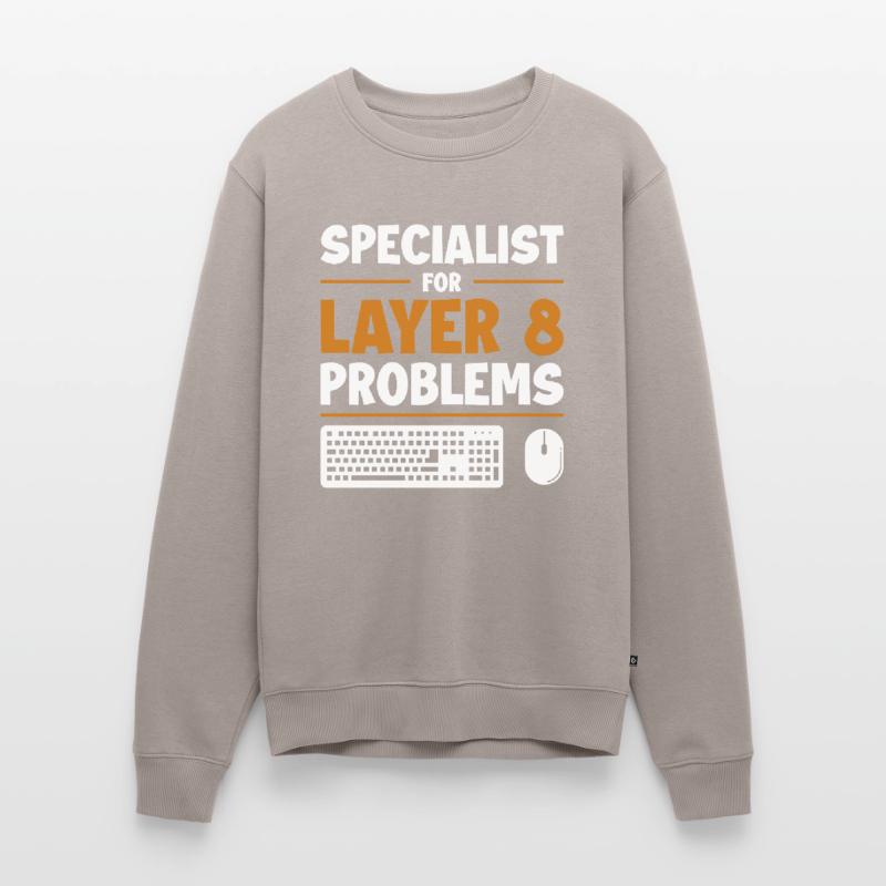 Specialist For Layer 8 Problems Admin Männer Premium Bio Pullover