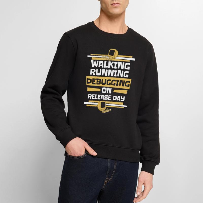 Walking Running Debugging Release Day Coder Pull Premium bio Homme