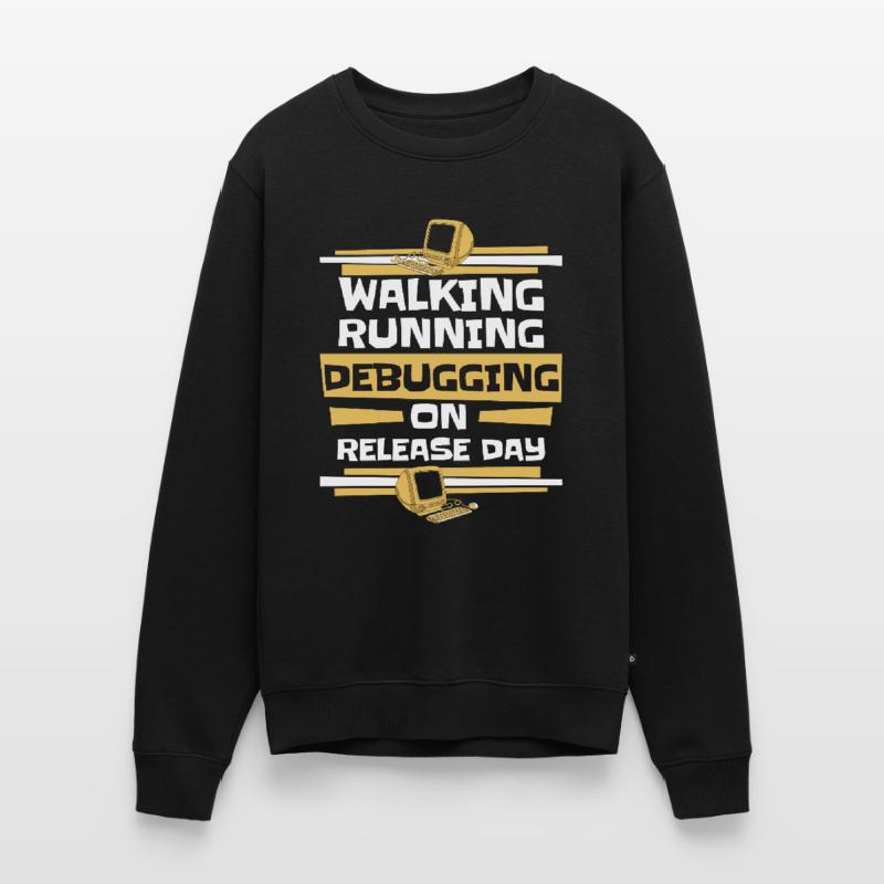 Walking Running Debugging Release Day Coder Pull Premium bio Homme