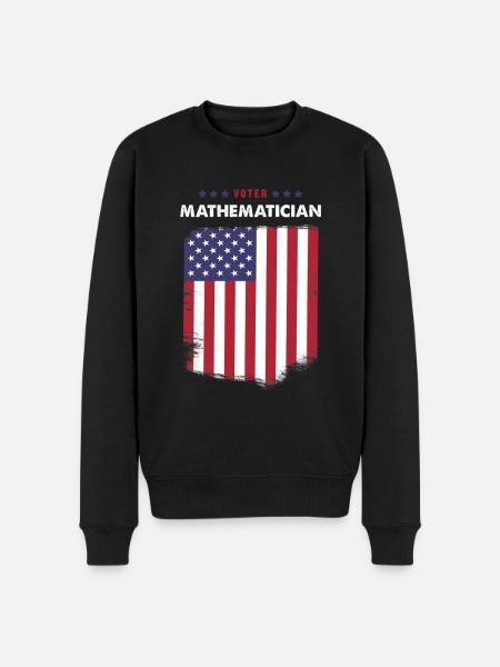 Voter Mathematician - Men's Premium Organic Jumper - black