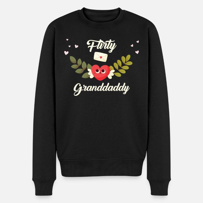 Grand-père flirté - Pull Premium bio Homme - noir