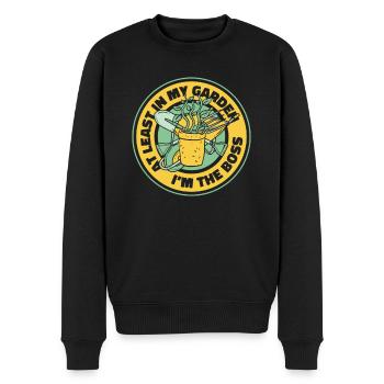 Au moins dans mon jardin potager - Pull Premium bio Homme - noir - Devant - Nico (187cm)