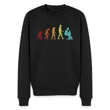 Pottery Evolution Pottery Pro Wheel Hobby Lover - Men's Premium Organic Jumper - black - Front - Nico (187cm)