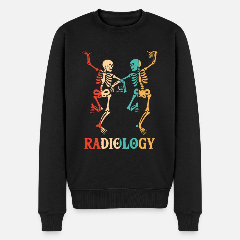 Rétro Radiographe Radiologie Infirmière Technologue - Pull Premium bio Homme - noir