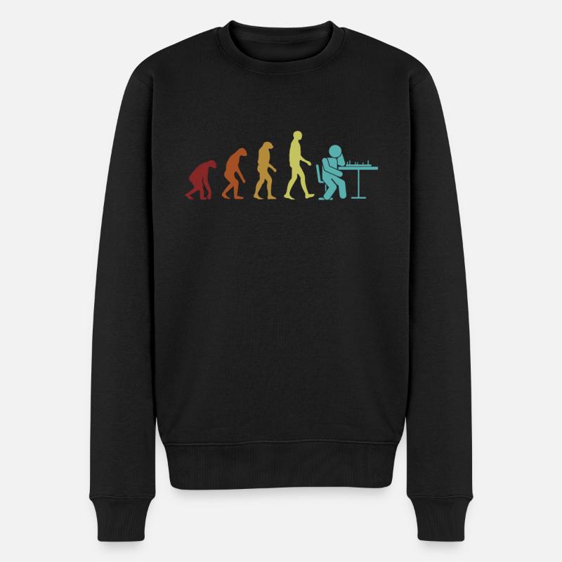 Chess Evolution Grandmaster Queen Player - Pull Premium bio Homme - noir