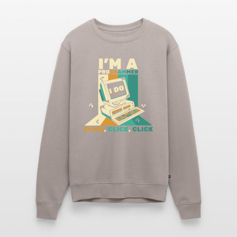 I'm A Programmer Click Softwareingenieur Coder Männer Premium Bio Pullover