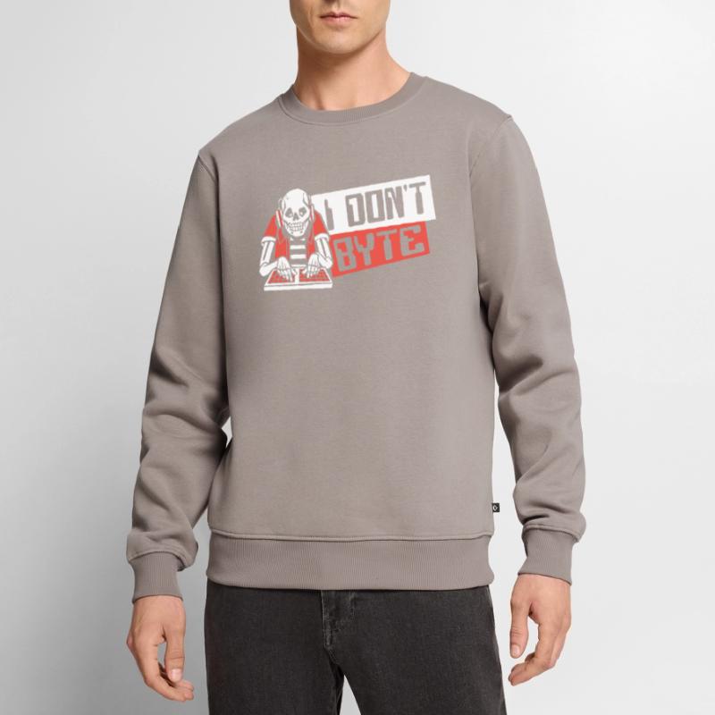 I Don't Byte Softwareingenieur Developer Coder Männer Premium Bio Pullover