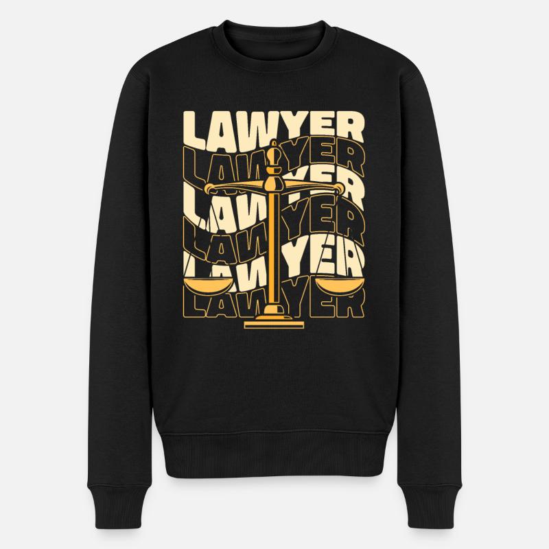 Avocat Conseiller juridique Procureur général Droit - Pull Premium bio Homme - noir