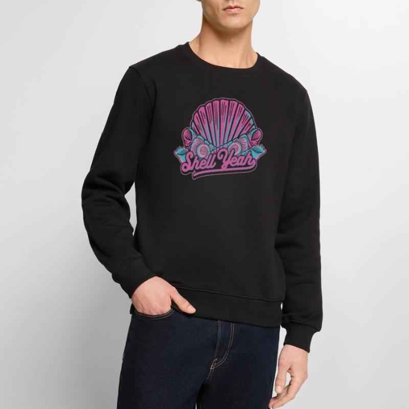 Shell Yeah Shell Shelling Bag Bivalvia Seashell Men's Premium Organic Jumper