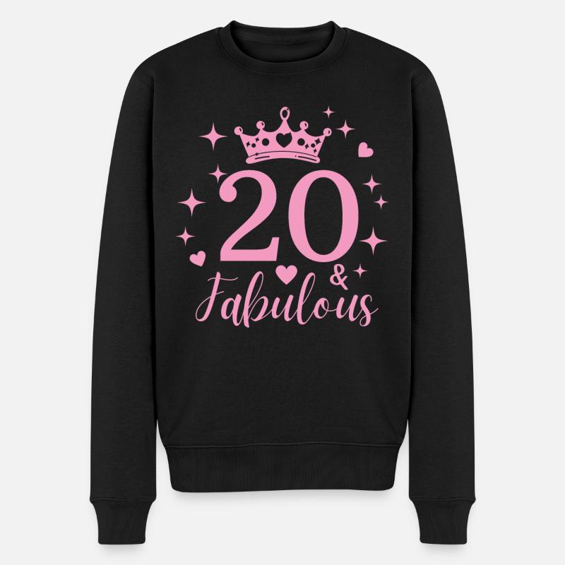 fabuleux 20. 20e anniversaire - Pull Premium bio Homme - noir