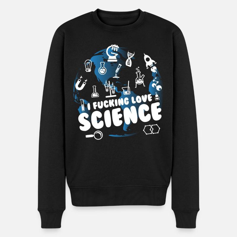 J’adore la science - Pull Premium bio Homme - noir