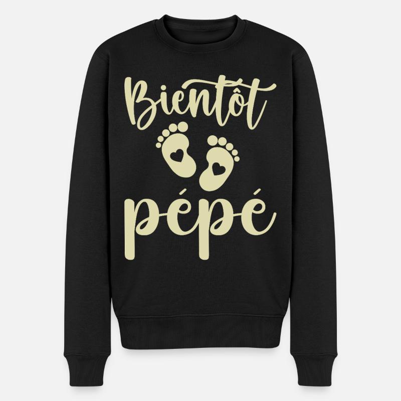 Bientôt pépé - Pull Premium bio Homme - noir