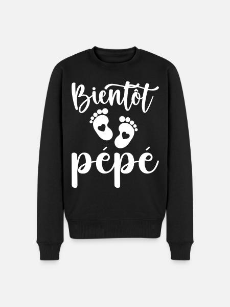 Bientôt pépé - Pull Premium bio Homme - noir