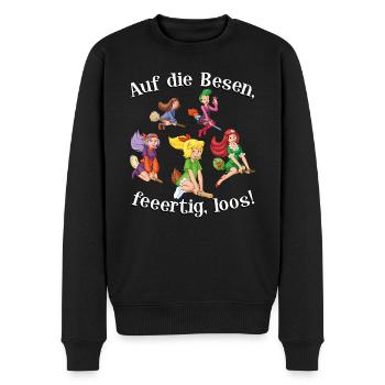 Bibi Blocksberg Junghexen Besen Freunde - Männer Premium Bio Pullover - Schwarz - Vorne - Nico (187cm)