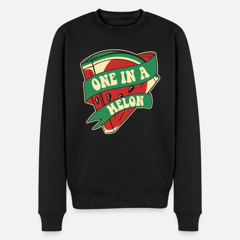 Fruit de melon d’eau - Pull Premium bio Homme - noir