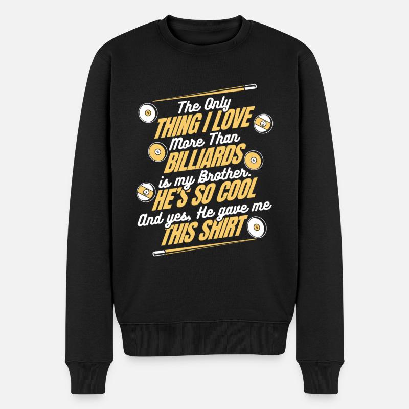 Piscine de billard - Pull Premium bio Homme - noir