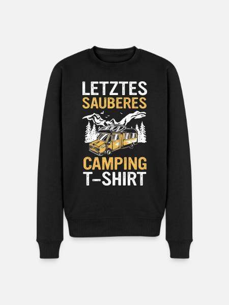 Camping Wohnwagen Camper - Männer Premium Bio Pullover - Schwarz