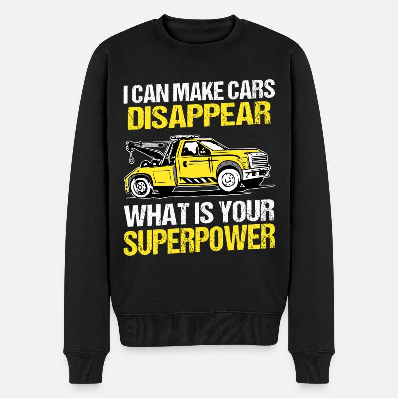 Dépanneuse - Pull Premium bio Homme - noir