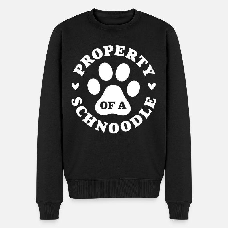 Propriété d’un Schnoodle - Pull Premium bio Homme - noir