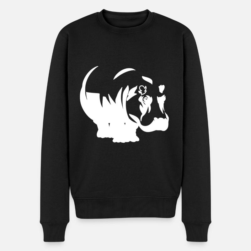 hippopotame - Pull Premium bio Homme - noir