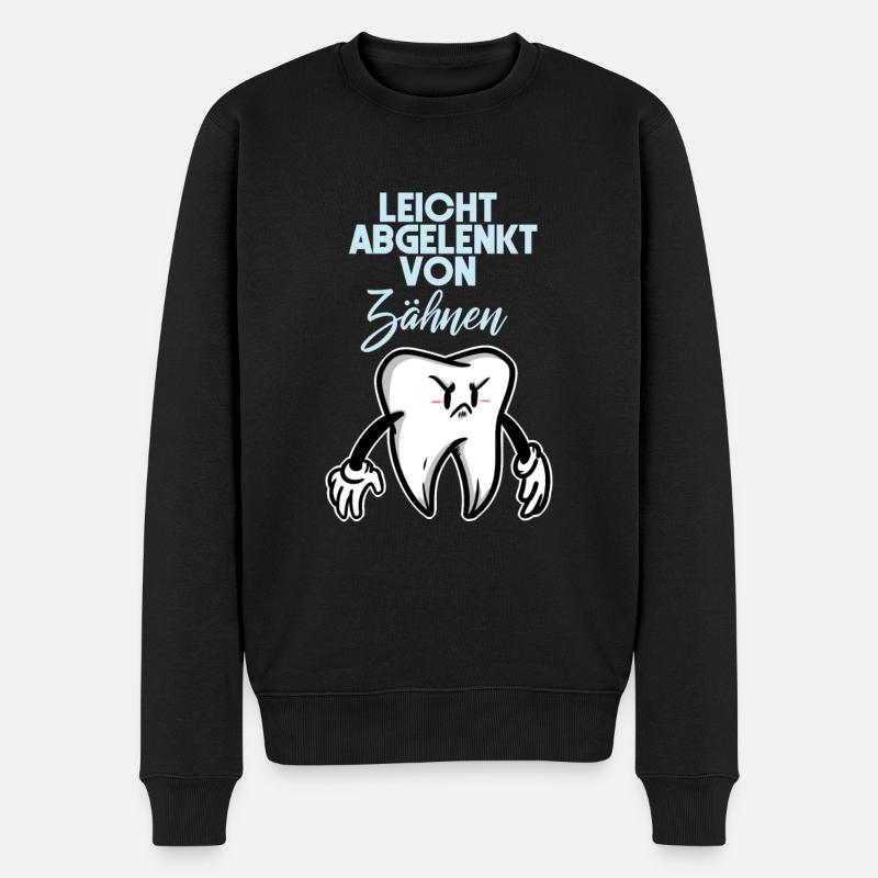 Zahnarzt Doktor - Männer Premium Bio Pullover - Schwarz