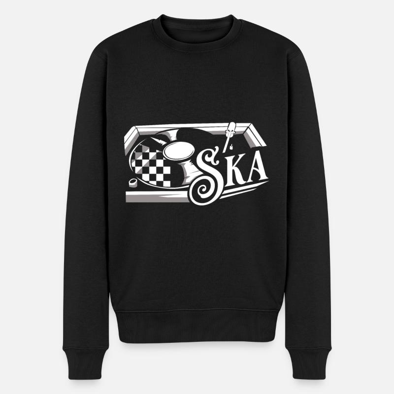 Ska Reggae - Männer Premium Bio Pullover - Schwarz