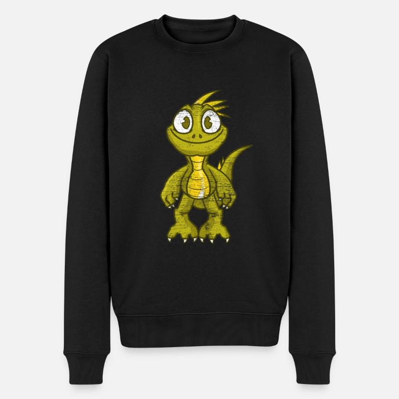 Enfant iguane - Pull Premium bio Homme - noir