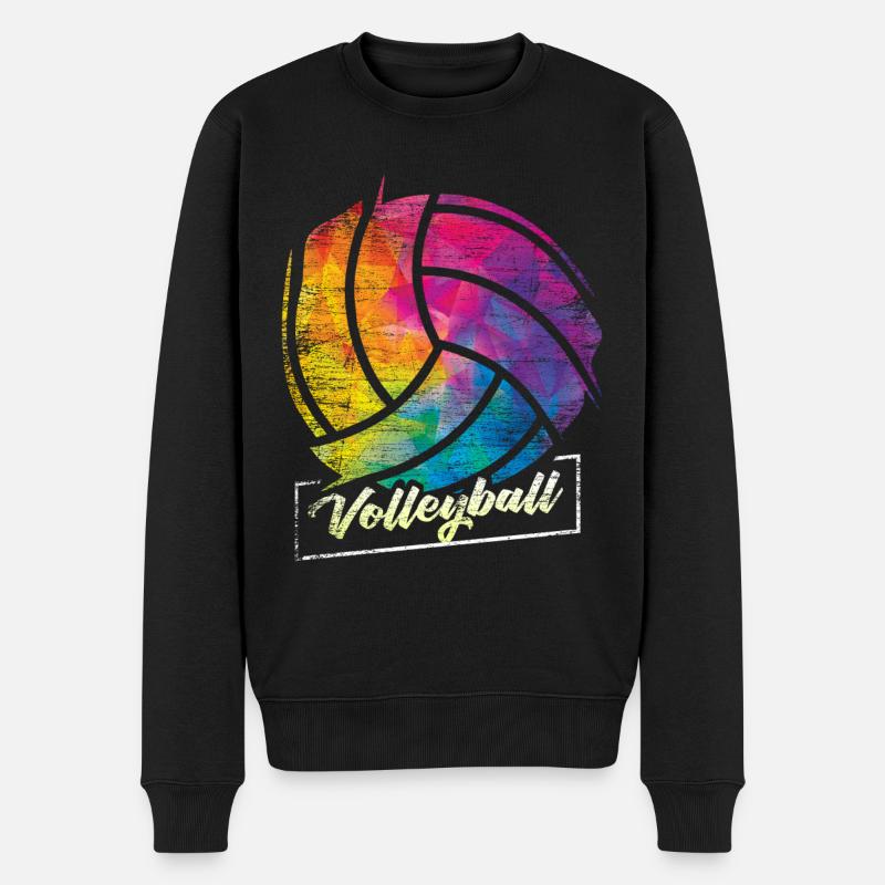 Cadeau de sport beach volley - Pull Premium bio Homme - noir