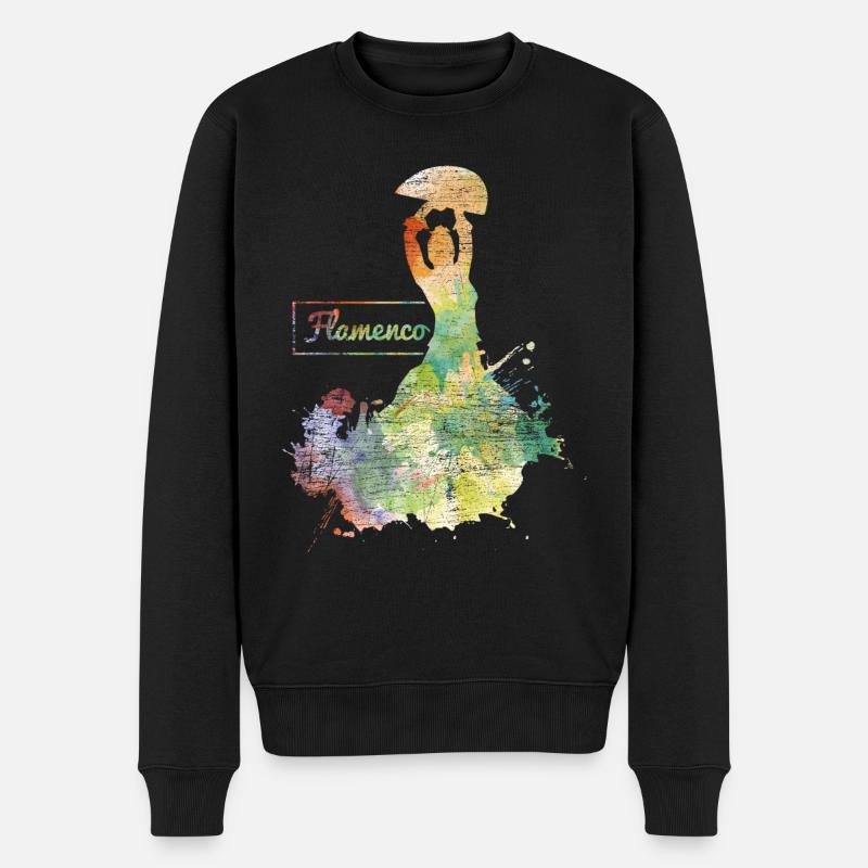 Cadeau danse flamenco - Pull Premium bio Homme - noir