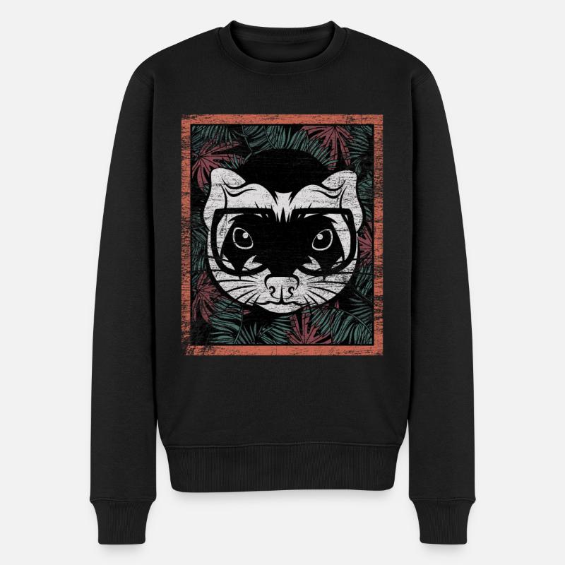 Ferret Hawaiian Gift - Pull Premium bio Homme - noir