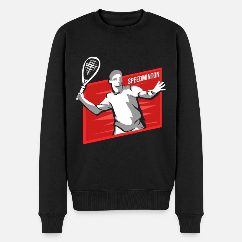Speedminton - Pull Premium bio Homme - noir