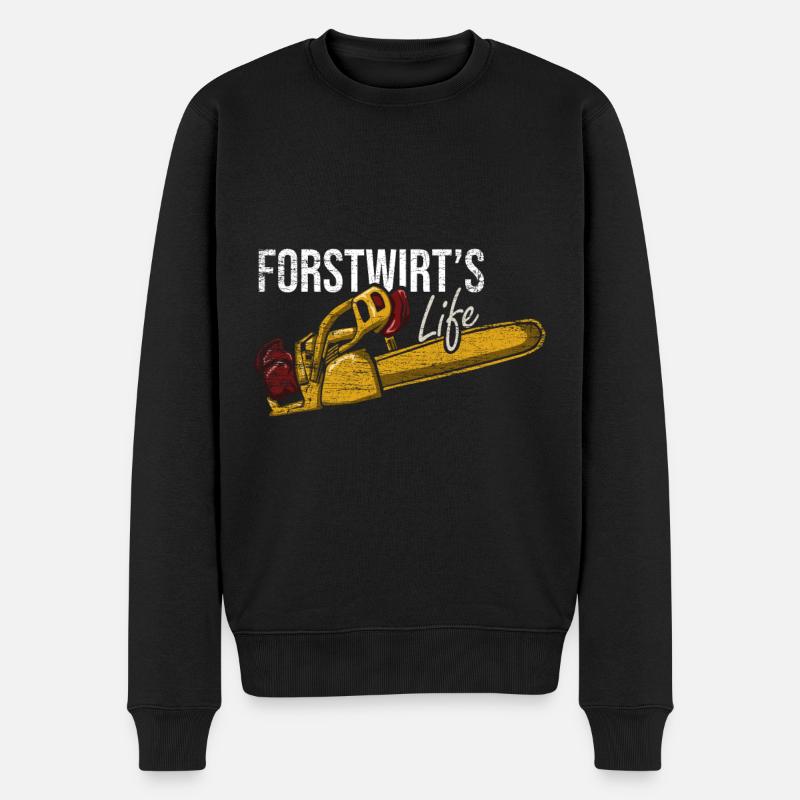 sylviculture - Pull Premium bio Homme - noir