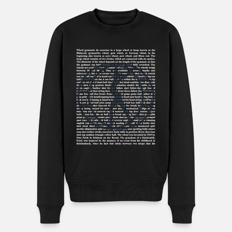 Radgymnastik Turner Rhönrad - Pull Premium bio Homme - noir