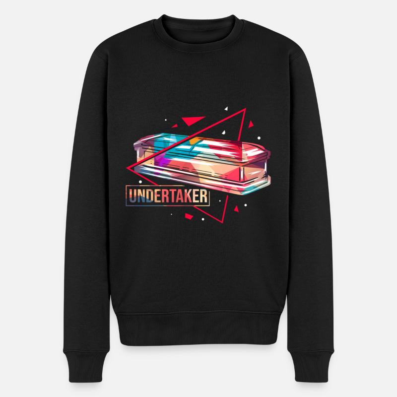 Bestatter Polygon - Männer Premium Bio Pullover - Schwarz