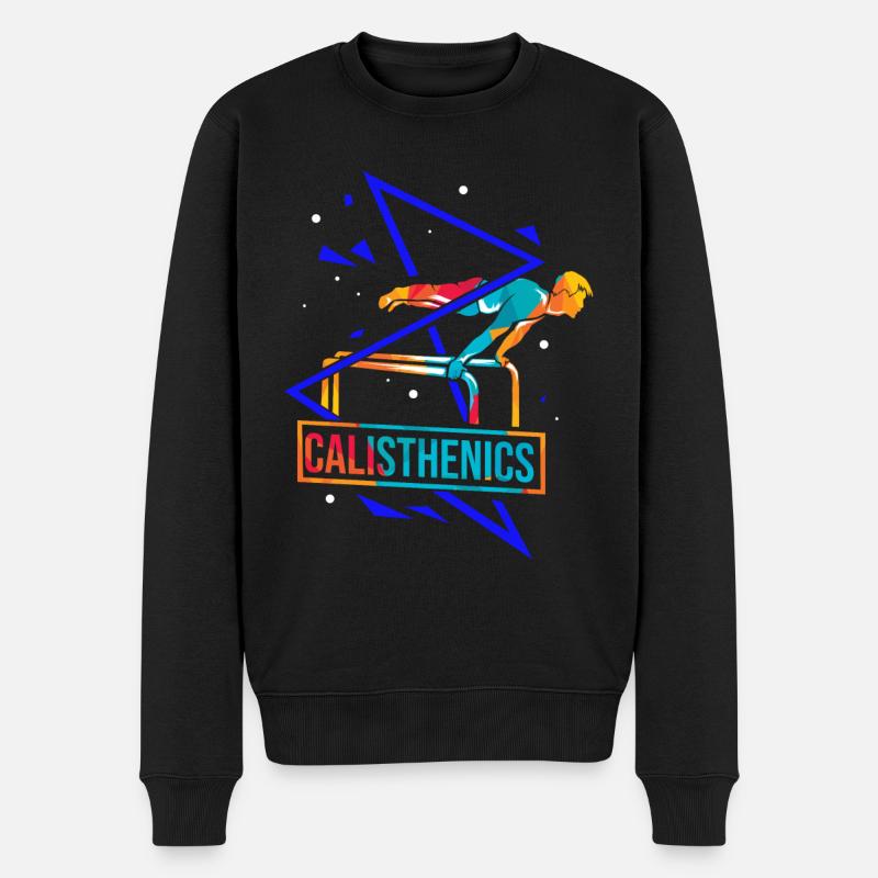 Polygone de callisthénie - Pull Premium bio Homme - noir